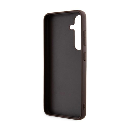Guess 4G Triangle Metal Logo - Etui Samsung Galaxy S24 (blanc)