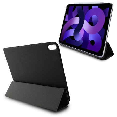 Karl Lagerfeld Book Cover Saffiano Magnetic Karl & Choupette - Étui pour iPad Air 11 M3 (2025) / iPad Air 11" (noir) M2 (2024) (noir)