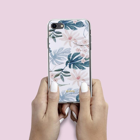 Custodia Crong Flower – Custodia per iPhone SE (2022/2020) / 8 / 7 (modello 01)
