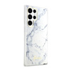 Guess Marble Collection - Samsung Galaxy S23 Ultra tok (fehér)