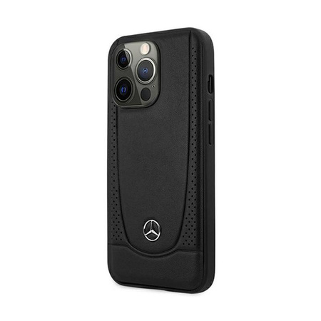 Mercedes Leather Urban Line - iPhone 15 Pro Case (black)