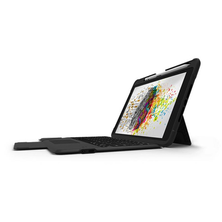 STM Dux Keyboard Trackpad Case - pouzdro s klávesnicí a trackpadem pro iPad 10,2" (2019-2021) MIL-STD-810G (černé)