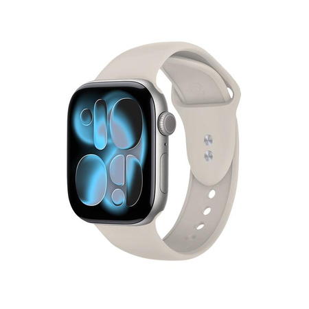 Crong Liquid - Armband für Apple Watch 38/40/41/42mm (steinbeige)