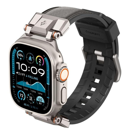 Spigen DuraPro Armor - Bracelet pour Apple Watch 44/45/46/49 mm (Gris)
