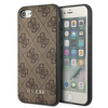 Guess 4G Metal Gold Logo - Coque iPhone SE 2022 / SE 2020 / 8 / 7 (marron)