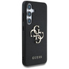 Guess Grained Big 4G Logo Small Classic Logo - étui pour Samsung Galaxy S25+ (noir)