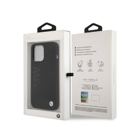BMW Silicone Signature Logo Magsafe - iPhone 13 Pro Case (black)