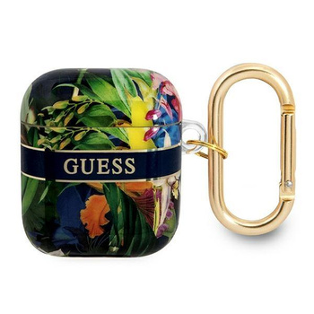 Guess Flower – Case for Airpods 1/2 gen (Blue)