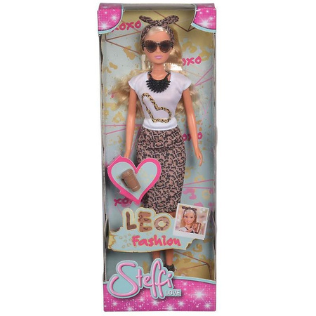 Simba Steffi Love Leo Fashion - Robe panthère poupée + accessoires