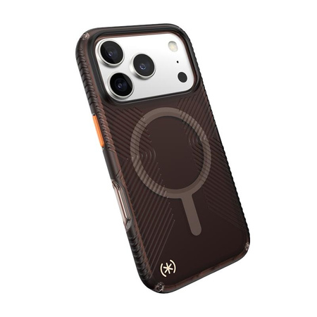 Speck Presidio Lux Grip MagSafe - iPhone 17 Pro Case (Luxury Shade Matte / Orange)