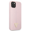 Guess Silicone Triangle Logo - pouzdro pro iPhone 13 (fialové)