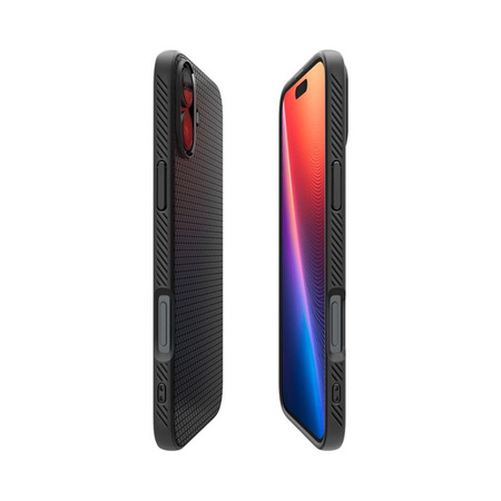 Spigen Liquid Air - Case for iPhone 16 (Matte Black)