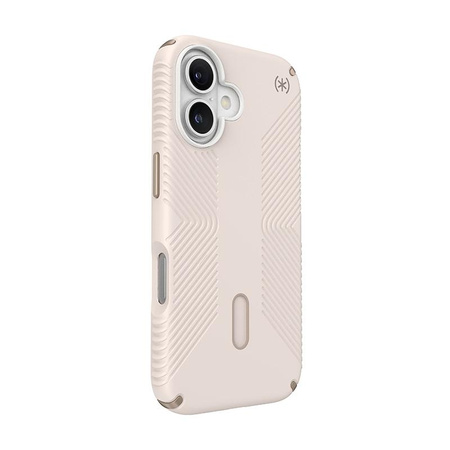 Speck Presidio2 Grip ClickLock & MagSafe - iPhone 16 Case (Bleached Bone / Heirloom Gold / Hazel Brown)