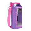 Case-Mate Waterproof Mini Phone Bucket Dry Bag - Wodoodporna torebka z kieszenią na telefon do 7” (Purple Paradise)