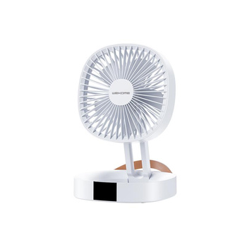 WEKOME WT-F23 - Bezdrátový stolní ventilátor s kapacitou 2000 mAh (bílý)