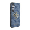 Guess 4G Großes Metall-Logo - Samsung Galaxy S24+ Tasche (blau)