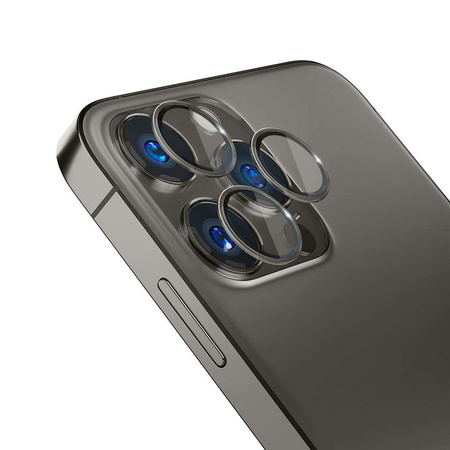 3mk Lens Protection Pro - Kamera lencse üveg iPhone 14 Pro / 14 Pro Max készülékhez (grafit)