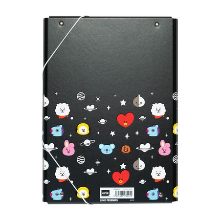 Line Friends BT21 - Mappe / Ordner mit Radiergummi