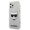 Karl Lagerfeld Choupette Head Glitter - iPhone 12 Pro Max tok (ezüst)