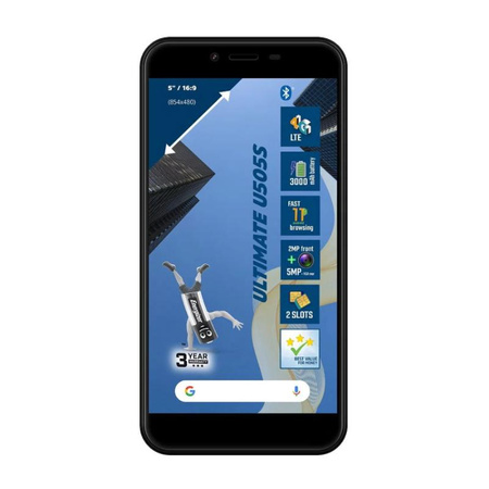 Energizer Ultimate U505S - Smartphone 1GB RAM 16GB 5" 4G Dual Sim EU (Schwarz)