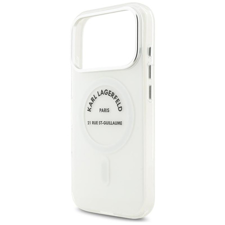Karl Lagerfeld IML Karl RSG Logo MagSafe - Case for iPhone 17 Pro (transparent)