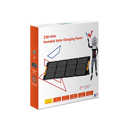 Wonder Ws210 - 210W napelem / napelemes töltő MC4 kimenettel (fekete)