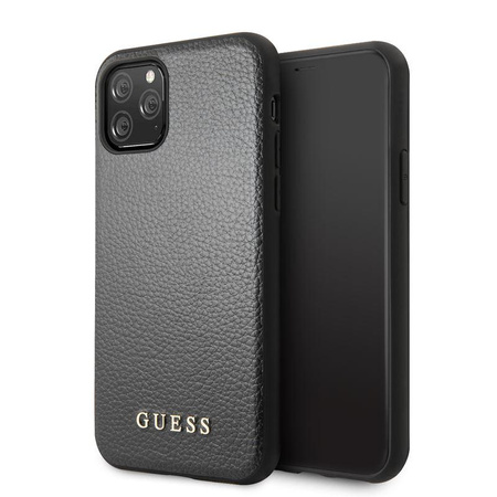 Guess Iridescent - pouzdro pro iPhone 11 Pro (černé)