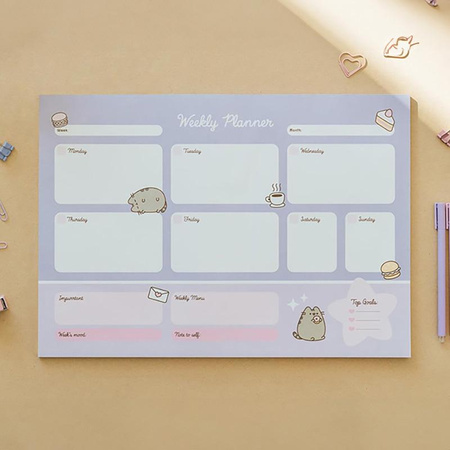 Pusheen - Weekly planner from Moments collection 54 pages A3