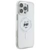Karl Lagerfeld IML Metal Choupette Head MagSafe - pouzdro pro iPhone 16 Pro (bílé)