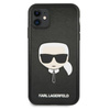 Karl Lagerfeld Silicone Iconic Karl`s Head - iPhone 11 Case (black)