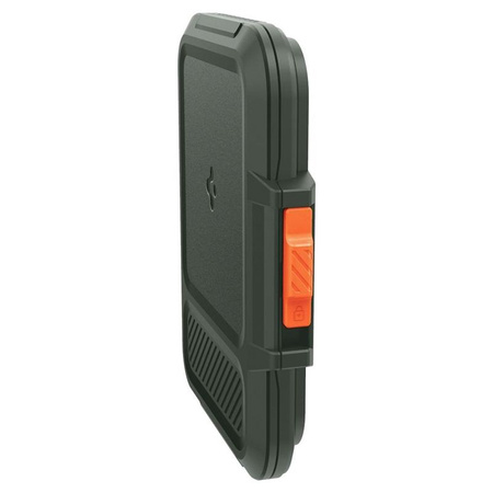 Spigen Lock Fit MagSafe - Magnetic Wallet (Military Green)