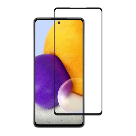 Crong 7D Nano Flexibles Glas - Bruchsicheres 9H Hybridglas für den gesamten Bildschirm des Samsung Galaxy A72