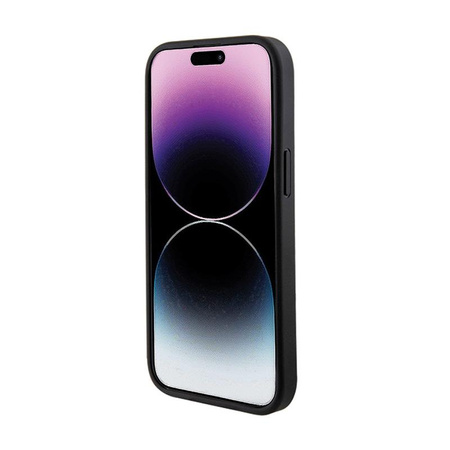 Guess 4G Bottom Stripe Metal Logo Collection - Case for iPhone 15 (Grey)