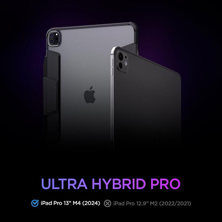 Spigen Ultra Hybrid Pro - Case for iPad Pro 13" M4 (2024) (Black)