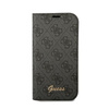 Guess 4G Metall Kamera Outline Booktype Case - iPhone 14 Pro Case (schwarz)