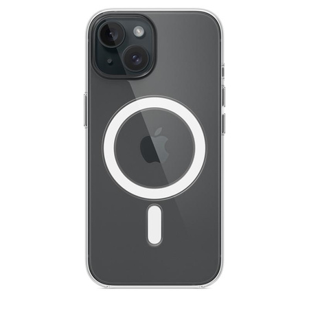 Apple průhledné pouzdro - Pouzdro MagSafe pro iPhone 15 (Čiré)