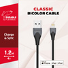 Energizer Classic - Kabel połączeniowy USB-A do Lightning certyfikat MFi 1.2m (Czarny)