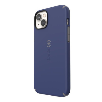 Speck CandyShell Pro - pouzdro pro iPhone 14 Plus s povrchovou úpravou MICROBAN (pruská modrá / oblačná šedá)