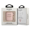 Guess Silicone Glitter Case Est - Étui Airpods (rose)