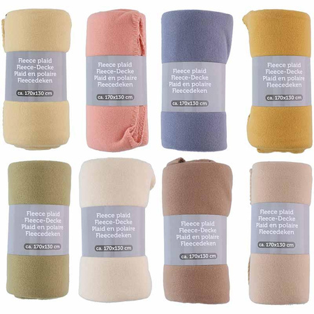 Fleecová deka 170x130 (Korál)