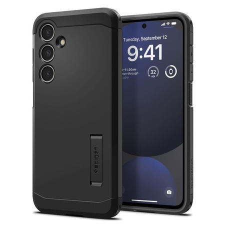 Spigen Tough Armor - Gehäuse für Samsung Galaxy S24 FE (Schwarz)