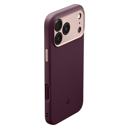 ETUI DO IPHONE 17 PRO MAX do MAGSAFE SPIGEN NANO ORYGINALNE BURGUNDOWE CASE