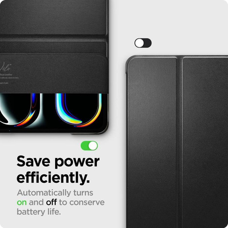 Spigen Smart Fold - Étui pour iPad Pro 13" (M4, 2024) (Noir)
