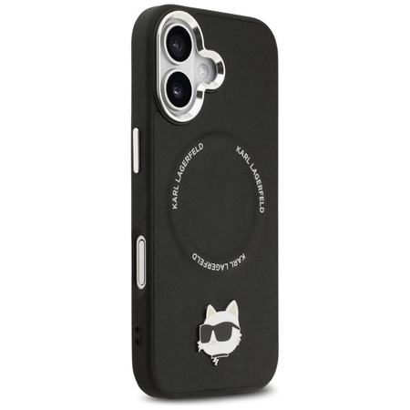 Karl Lagerfeld Choupette Pin MagSafe - Case iPhone 17 (black)
