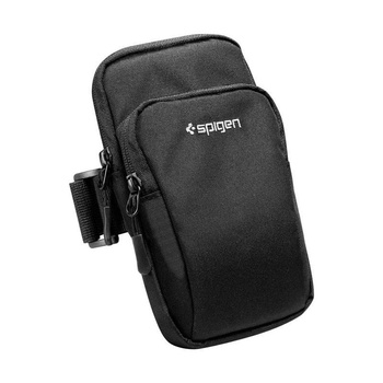 Spigen A702 Dynamic Shield Armband - Etui / brassard de sport pour smartphone jusqu'à 6,9" (Noir)