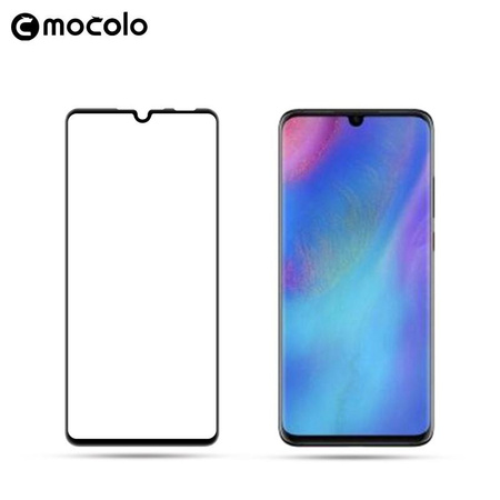 Mocolo 3D 9H Full Glue - Verre de protection intégrale pour Huawei P30 Lite (Noir)