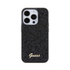 Guess Disco Metal Script - Case for iPhone 15 Pro Black)