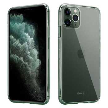 Crong Crystal Slim Cover - Coque pour iPhone 11 Pro Max (Transparent)