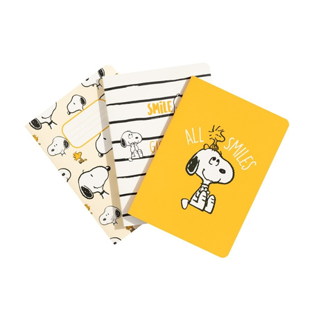 Snoopy - Set di quaderni A6 della collezione Lazy Days (3 pezzi)