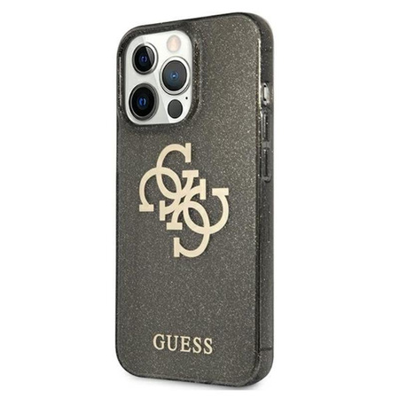 Guess Glitter 4G Big Logo - iPhone 13 Pro Max Case (black)